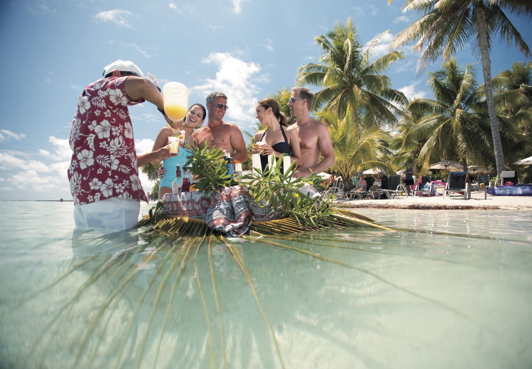 Enjoy a day on Motu Mahana, our own private motu.